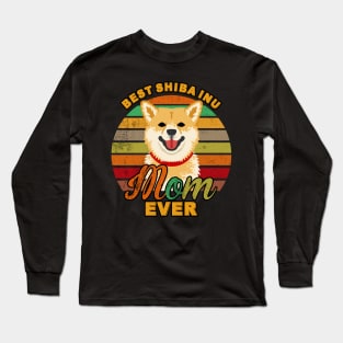 Best Shiba Inu Mom Ever Long Sleeve T-Shirt